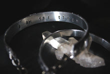 Load image into Gallery viewer, Dark &amp; Stormy | I Am The Storm. Choice of Cuff Bracelet.