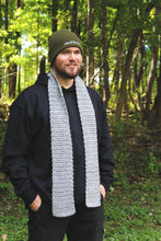 Load image into Gallery viewer, Strangwolf Lough. Storyteller Series. Hand Crocheted Unisex Scarf.