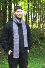 Load image into Gallery viewer, The Tidings Curiosity Shoppe. Storyteller Series. LIMITED EDITION. Hand Crocheted Scarf.