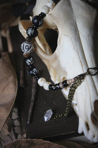 Season of the Witch, Pt.II | Seiðr. Herkimer Diamond Accent Beaded Necklace.