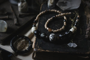 Season of the Witch, Pt.II | Seiðr. Herkimer Diamond Accent Beaded Necklace.