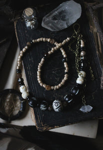 Season of the Witch, Pt.II | Seiðr. Herkimer Diamond Accent Beaded Necklace.