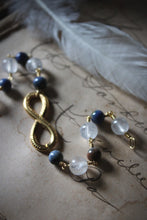 Load image into Gallery viewer, Strength No.2. Gemstone Bead &amp; Infinity Focal Bracelet.