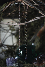 Load image into Gallery viewer, Midsummer Night&#39;s Magic  | Bala ~ But A Dream. Long Gemstone Linear Earrings.