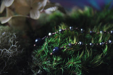 Load image into Gallery viewer, Midsummer Night&#39;s Magic  | Bala ~ But A Dream. Long Gemstone Linear Earrings.