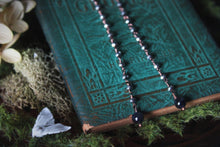 Load image into Gallery viewer, Midsummer Night&#39;s Magic  | Bala ~ But A Dream. Long Gemstone Linear Earrings.