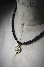 Load image into Gallery viewer, Midsummer Night&#39;s Magic  | Hermia. Beaded Gemstone Pendant Necklace.
