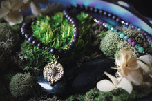 Load image into Gallery viewer, Midsummer Night&#39;s Magic  | Hermia. Beaded Gemstone Pendant Necklace.
