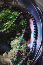 Load image into Gallery viewer, Midsummer Night&#39;s Magic  | Hermia. Beaded Gemstone Pendant Necklace.