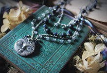 Load image into Gallery viewer, Midsummer Night&#39;s Magic  | The Archivist || Lunatic, Lover &amp; Poet. Layered Gemstone &amp; Chain Necklace.