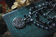 Load image into Gallery viewer, Midsummer Night&#39;s Magic  | The Archivist || Lunatic, Lover &amp; Poet. Layered Gemstone &amp; Chain Necklace.