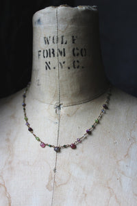 Gentle Spring | Pieris. Beaded Gemstone Necklace.