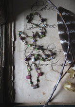 Load image into Gallery viewer, Gentle Spring | Pieris. Beaded Gemstone Necklace.