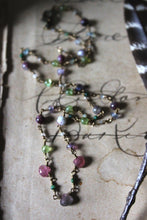 Load image into Gallery viewer, Gentle Spring | Pieris. Beaded Gemstone Necklace.