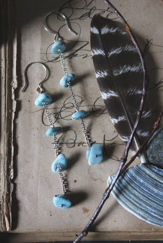 Pell | No.2. Gemstone Ladder Earrings.