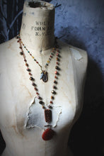 Load image into Gallery viewer, The Forest Haunt  | Gentle Spring || Not All Who Wander. Gemstone Pendant Necklace.