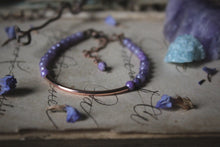 Load image into Gallery viewer, Violet Skies | Alpenglow. Copper &amp; Gemstone Bracelet.