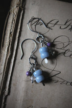 Load image into Gallery viewer, Airie. Gemstone Dangle Earrings.