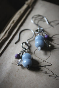 Airie. Gemstone Dangle Earrings.