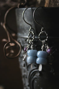 Airie. Gemstone Dangle Earrings.