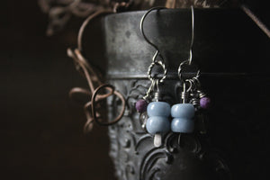 Airie. Gemstone Dangle Earrings.