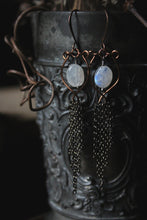 Load image into Gallery viewer, Frolic II. Gemstone Fringe Earrings.