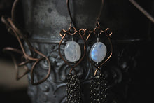 Load image into Gallery viewer, Frolic II. Gemstone Fringe Earrings.