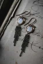 Load image into Gallery viewer, Frolic II. Gemstone Fringe Earrings.