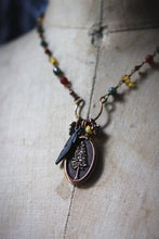 Load image into Gallery viewer, The Forest Haunt  | Gentle Spring || Not All Who Wander. Gemstone Pendant Necklace.