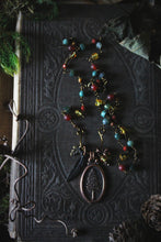 Load image into Gallery viewer, The Forest Haunt  | Gentle Spring || Not All Who Wander. Gemstone Pendant Necklace.