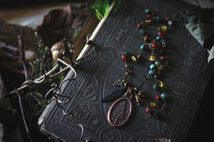 The Forest Haunt  | Gentle Spring || Not All Who Wander. Gemstone Pendant Necklace.