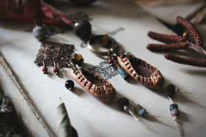 The Forest Haunt  | Yeats the Shoemaker || Storyteller Series. Perfectly Mismatched Earrings.