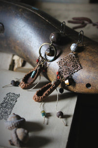 The Forest Haunt  | Yeats the Shoemaker || Storyteller Series. Perfectly Mismatched Earrings.