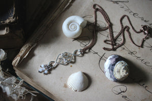 Sea's Rapture | Undercurrent. Bead Accent Pendant Necklace.