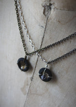 Load image into Gallery viewer, Sea&#39;s Rapture | Betwixt &amp; Between. Glass &amp; Gemstone Pendant Necklace.