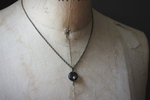 Sea's Rapture | Betwixt & Between. Glass & Gemstone Pendant Necklace.