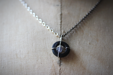 Load image into Gallery viewer, Sea&#39;s Rapture | Betwixt &amp; Between. Glass &amp; Gemstone Pendant Necklace.