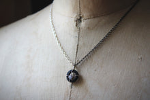 Load image into Gallery viewer, Sea&#39;s Rapture | Betwixt &amp; Between. Glass &amp; Gemstone Pendant Necklace.