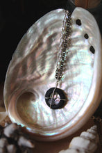 Load image into Gallery viewer, Sea&#39;s Rapture | Betwixt &amp; Between. Glass &amp; Gemstone Pendant Necklace.