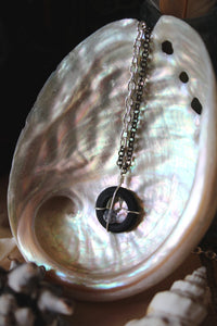 Sea's Rapture | Betwixt & Between. Glass & Gemstone Pendant Necklace.