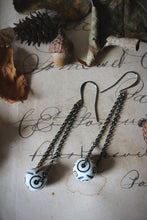 Load image into Gallery viewer, Scribing Bones | Bone Bead Drop Earrings.