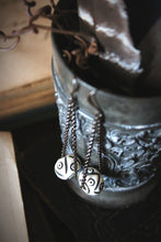 Load image into Gallery viewer, Scribing Bones | Bone Bead Drop Earrings.