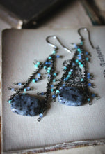 Load image into Gallery viewer, Spanish Moss | Gemstone Drop Earrings.