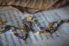 Load image into Gallery viewer, Gentle Spring | Dusk &amp; Dawn. Gemstone Beaded Pendant Necklace.