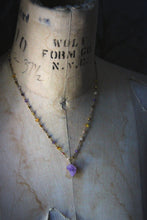 Load image into Gallery viewer, Gentle Spring | Dusk &amp; Dawn. Gemstone Beaded Pendant Necklace.