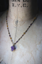Load image into Gallery viewer, Gentle Spring | Dusk &amp; Dawn. Gemstone Beaded Pendant Necklace.