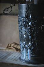 Load image into Gallery viewer, Winter Light | Linear Long Drop Earrings.