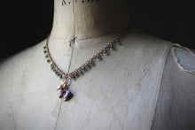 Load image into Gallery viewer, Sea&#39;s Rapture | The Conjurer ~ Clíodhna. Beaded Fringe Pendant Necklace.