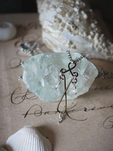 Sea's Rapture | Selkie. Hand-formed Pendant Necklace.