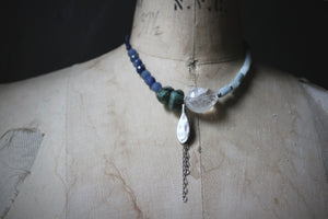 Sea's Rapture | Delphic. Hand-strung Beaded Gemstone Necklace.